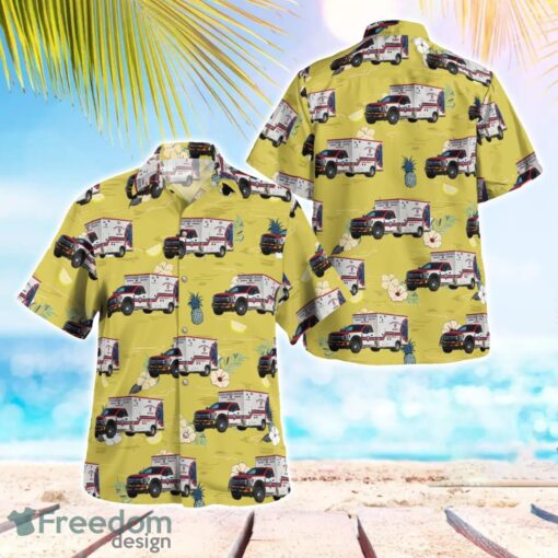 Frederick Firestone Fire District Paramedic Ambulance Aloha Hawaiian Shirt Beach Gift Shirt Product Photo 1