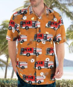 Frederick-Firestone Fire Protection District Frederick, Colorado Aloha Hawaiian Shirt Beach Gift Shirt Product Photo 4