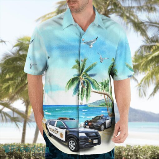 Frederick, Maryland, Frederick County Sheriff's Office Hawaiian Shirt Beach Shirt For Men And Women Product Photo 4