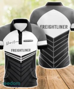 Freightliner 3D Polo Shirt For Car Lover Golf Fans Gift Polo Shirt Custom Name