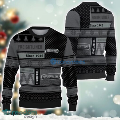 Freightliner Logo Ugly Christmas Sweater For Fans Men And Women Christmas Gift Ideas Product Photo 1