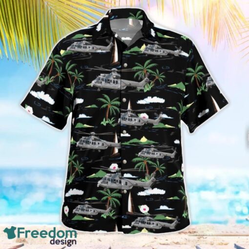 French Army Eurocopter EC725 Caracal Beach Hawaiian Shirt Product Photo 2