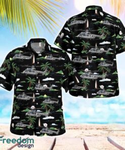 French Army Eurocopter EC725 Caracal Beach Hawaiian Shirt