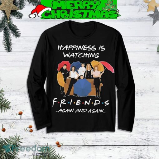 Friends Sitcom Watching Christmas Happy Holiday Fleece Pajamas Set Christmas For Family - Friends Sitcom Watching Christmas Happy Holiday Fleece Pajamas Set-4