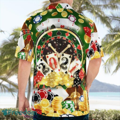 Funny Gambling Poker Aloha Hawaiian Shirt Beach Gift Shirt Product Photo 2