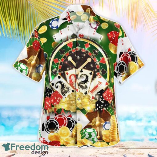 Funny Gambling Poker Aloha Hawaiian Shirt Beach Gift Shirt Product Photo 3