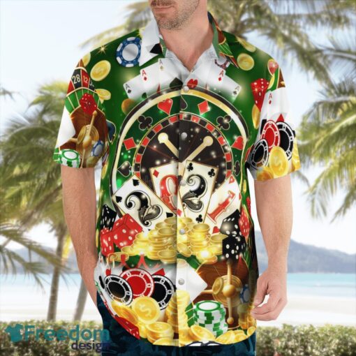 Funny Gambling Poker Aloha Hawaiian Shirt Beach Gift Shirt Product Photo 4