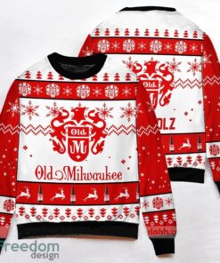 Funny Old Milwaukee Personalized Ugly Christmas Sweater 3D Printed Christmas Gift