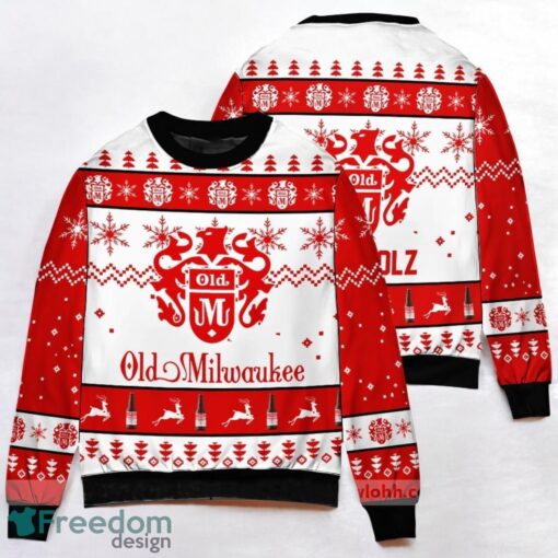 Funny Old Milwaukee Personalized Ugly Christmas Sweater 3D Printed Christmas Gift Product Photo 1