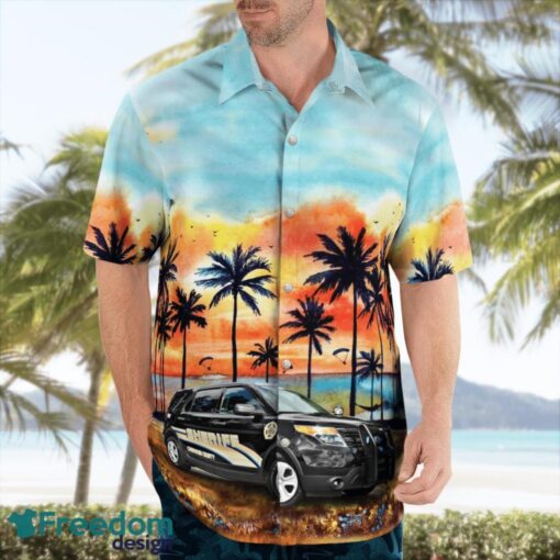 Gaffney, Cherokee County, South Carolina, Cherokee County Sheriff Office 2015 Ford Utility Beach Hawaiian Shirt Product Photo 4