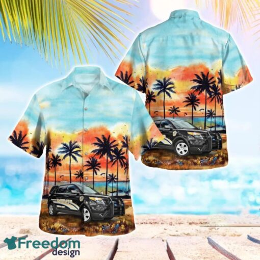 Gaffney, Cherokee County, South Carolina, Cherokee County Sheriff Office 2015 Ford Utility Beach Hawaiian Shirt Product Photo 1