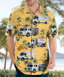 Galesville, Anne Arundel County, Maryland, Galesville Volunteer Fire Company 1 Aloha Hawaiian Shirt Beach Gift Shirt Product Photo 4