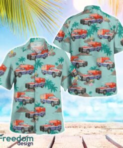 Galveston, Texas, Galveston County Health District EMS Tropical 3D Hawaiian Shirt Men Women Shirt