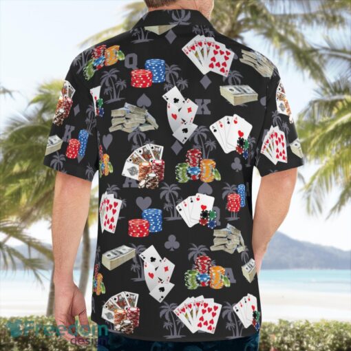 Gambling Poker Aloha Hawaiian Shirt Beach Gift Shirt Product Photo 2