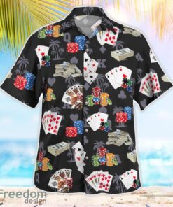 Gambling Poker Aloha Hawaiian Shirt Beach Gift Shirt Product Photo 3