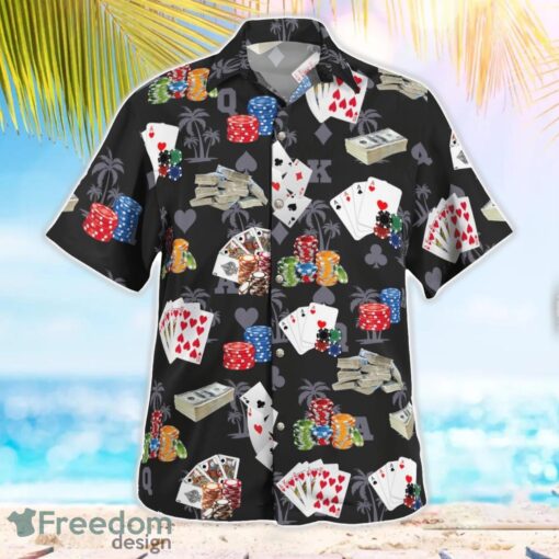 Gambling Poker Aloha Hawaiian Shirt Beach Gift Shirt Product Photo 3