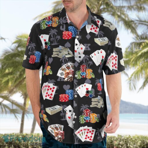 Gambling Poker Aloha Hawaiian Shirt Beach Gift Shirt Product Photo 4