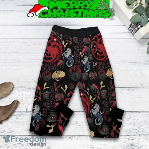 Game Of Thrones House Of The Dragon All Must Choose Fleece Pajamas Set All Over Print Christmas Gift - Game Of Thrones House Of The Dragon All Must Choose Fleece Pajamas Set-2