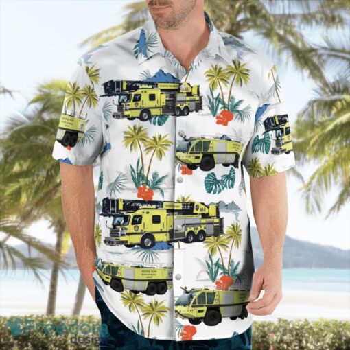 George Bush Intercontinental Airport Houston Fire Department Hawaiian Shirt Beach Shirt For Men And Women Product Photo 3