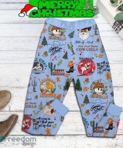 George Strait Here’s A Merry Christmas Strait To You Pajamas Set All Over Print Christmas Gift - George Strait Here’s A Merry Christmas Strait To You Pajamas Set-2