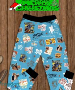 George Strait Music Amarillo By Mornin Fleece Pajamas Set Gift Family - George Strait Music Amarillo By Mornin Fleece Pajamas Set-2