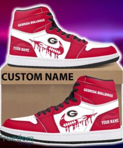 Georgia Bulldogs Air Jordan Hightop Shoes New Custom Name For Fans Gift Sneaker