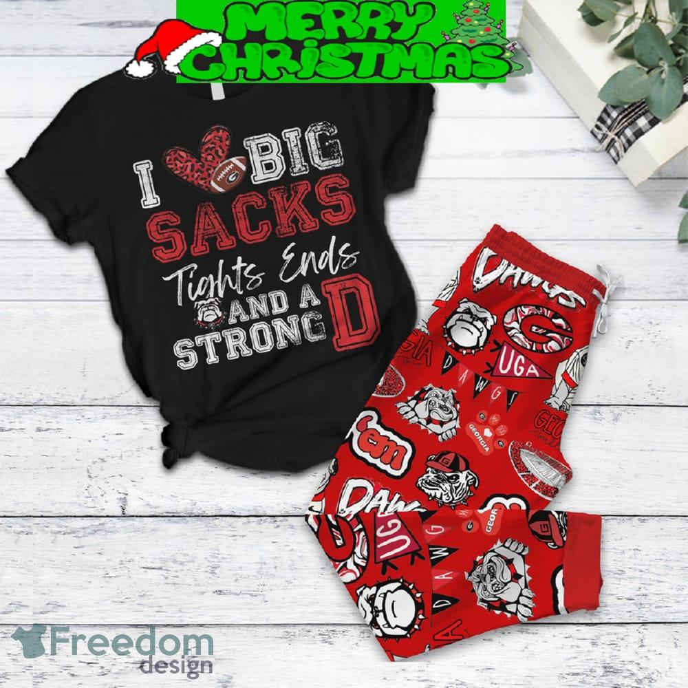 Georgia Bulldogs Love Big Sacks Fleece Pajamas Set Christmas For Family image Georgia Bulldogs Love Big Sacks Fleece Pajamas Set Christmas For Family - Georgia Bulldogs Love Big Sacks Fleece Pajamas Set-1