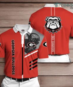 Georgia Bulldogs Polo 3D Shirt For Fans