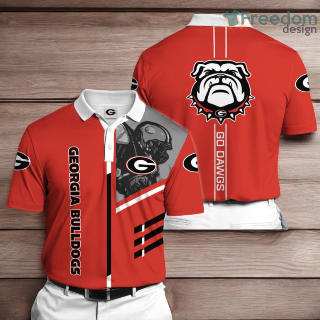 Georgia Bulldogs Polo 3D Shirt For Fans image Georgia Bulldogs Polo 3D Shirt For Fans Product Photo 1