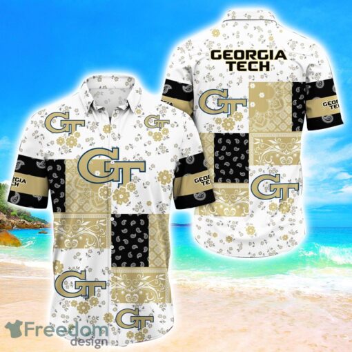 Georgia Tech Yellow Jackets Hawaii For Summer Sport Team Hawaiian Shirt Product Photo 1