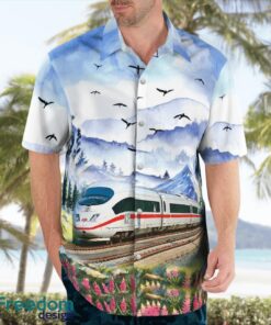 German ICE 3 High Speed Train Hawaiian Shirt Beach Shirt For Men And Women Product Photo 3