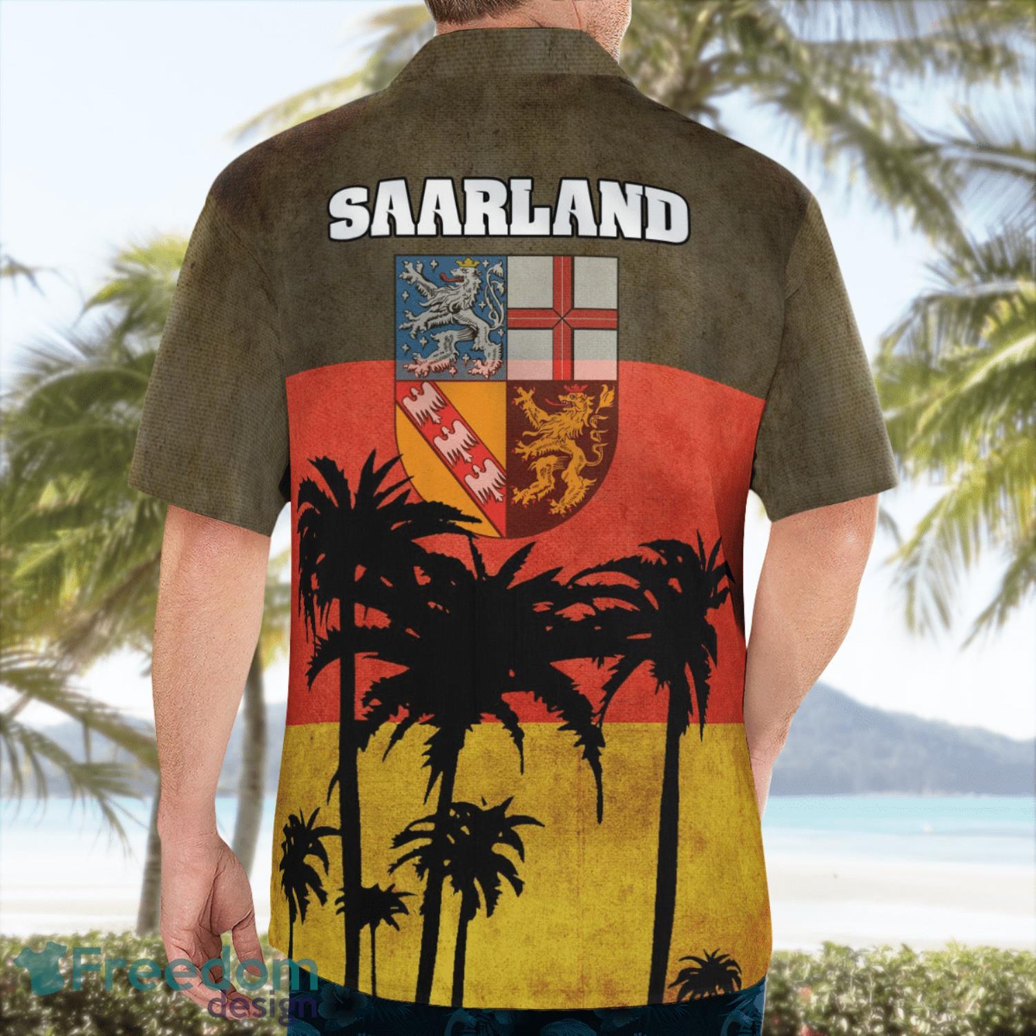 Germany, Saarland Aloha Hawaiian Shirt Beach Gift Shirt Germany, Saarland Aloha Hawaiian Shirt Beach Gift Shirt Product Photo 2