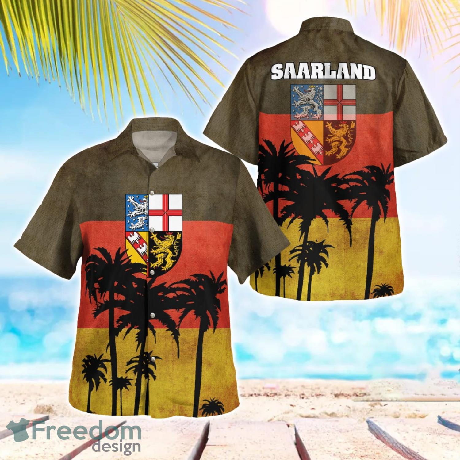 Germany, Saarland Aloha Hawaiian Shirt Beach Gift Shirt image Germany, Saarland Aloha Hawaiian Shirt Beach Gift Shirt Product Photo 1