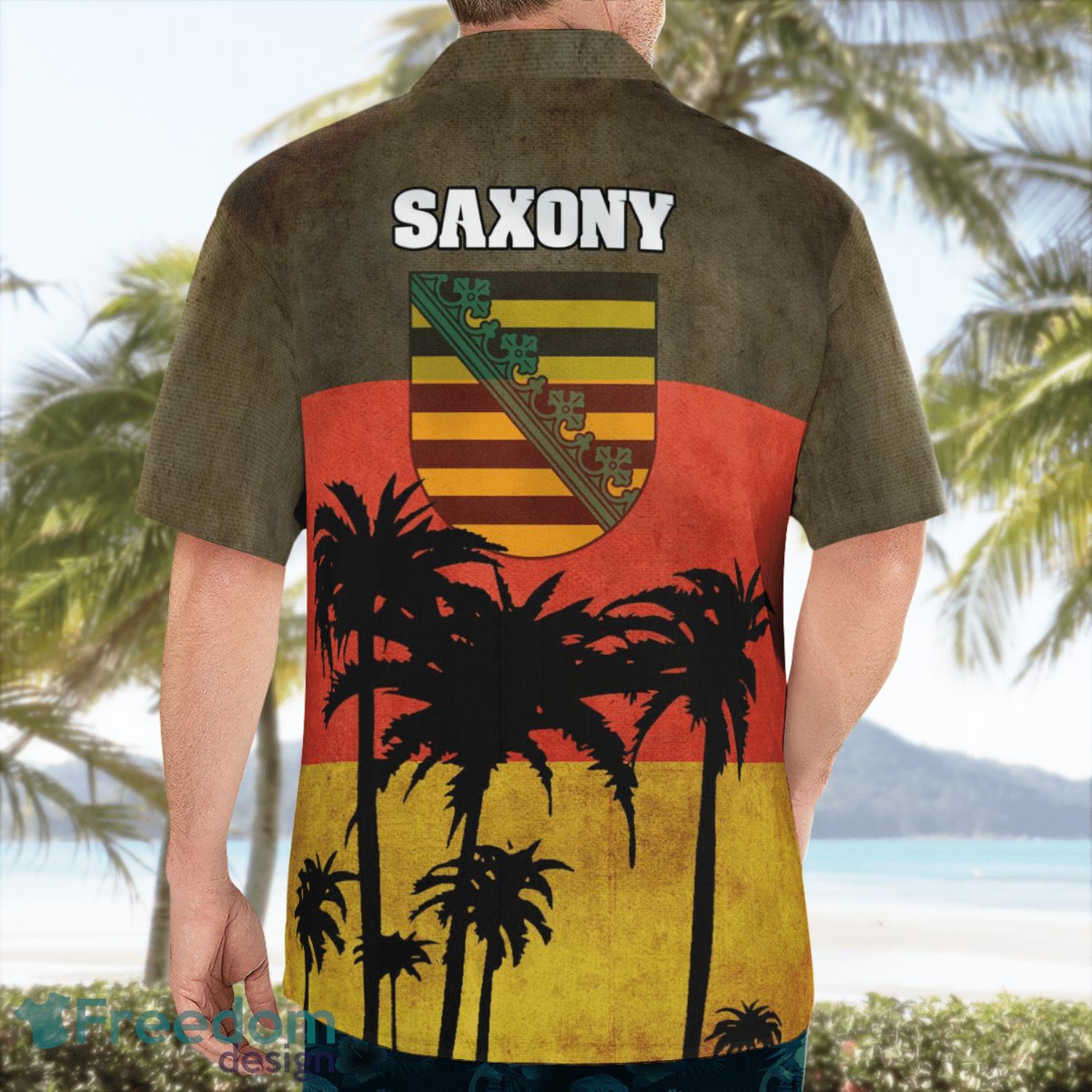 Germany, Saxony Aloha Hawaiian Shirt Beach Gift Shirt image Germany, Saxony Aloha Hawaiian Shirt Beach Gift Shirt Product Photo 2