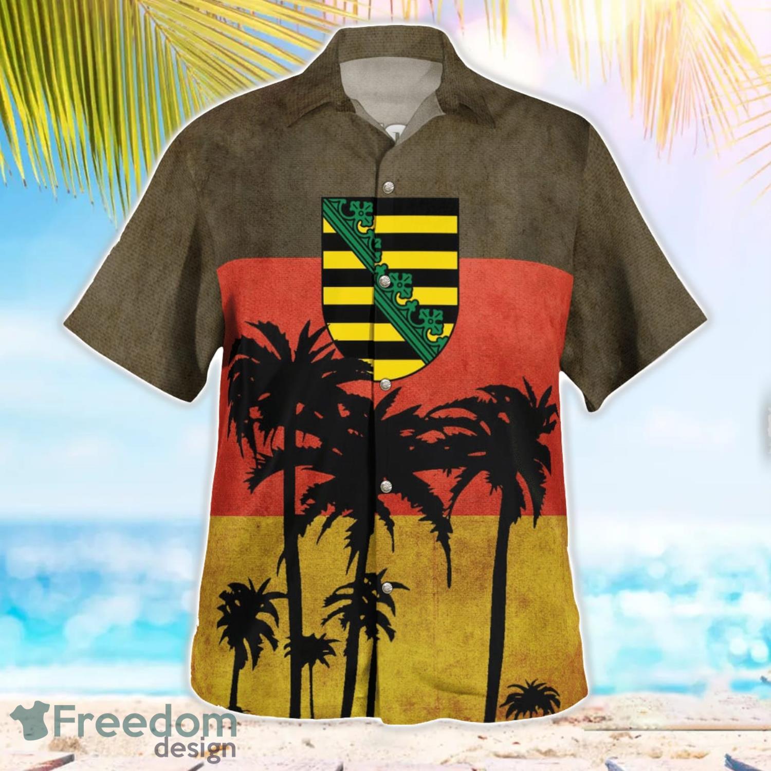 Germany, Saxony Aloha Hawaiian Shirt Beach Gift Shirt Germany, Saxony Aloha Hawaiian Shirt Beach Gift Shirt Product Photo 3