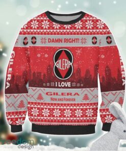 Gilera Damn Right I Lover Gilera Now And Forever 3D Ugly Christmas Sweater Christmas Gift Product Photo 2