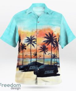 Gillette, Campbell County, Wyoming, Gillette Police Department Ford Taurus Police Interceptor Hawaiian Shirt Product Photo 2