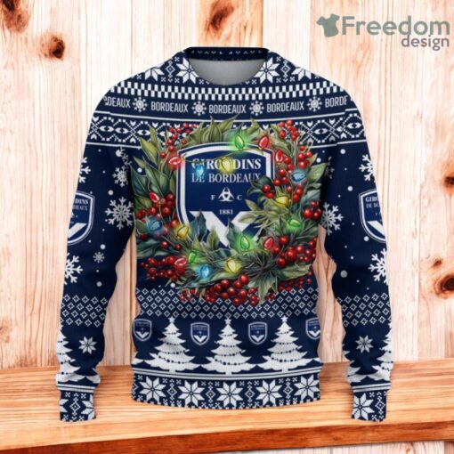 Girondins de Bordeaux Christmas Ugly Sweater 3D Gift For Men And Women Product Photo 2