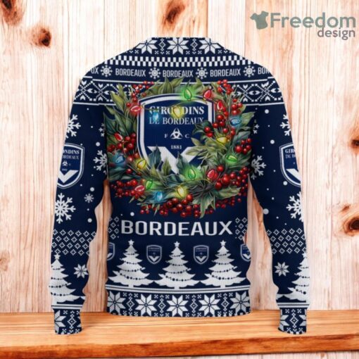 Girondins de Bordeaux Christmas Ugly Sweater 3D Gift For Men And Women Product Photo 3