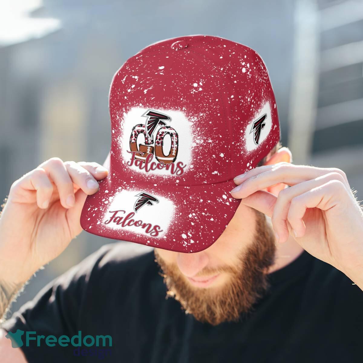Go Atlanta Falcons Bleached 3D Cap Hat All OVer Print For Men Women Fans image Go Atlanta Falcons Bleached 3D Cap Hat All OVer Print For Men Women Fans - Go Atlanta Falcons Bleached Print Cap_3