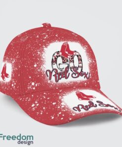 Go Boston Red Sox Bleached 3D Cap Hat All OVer Print For Men Women Fans