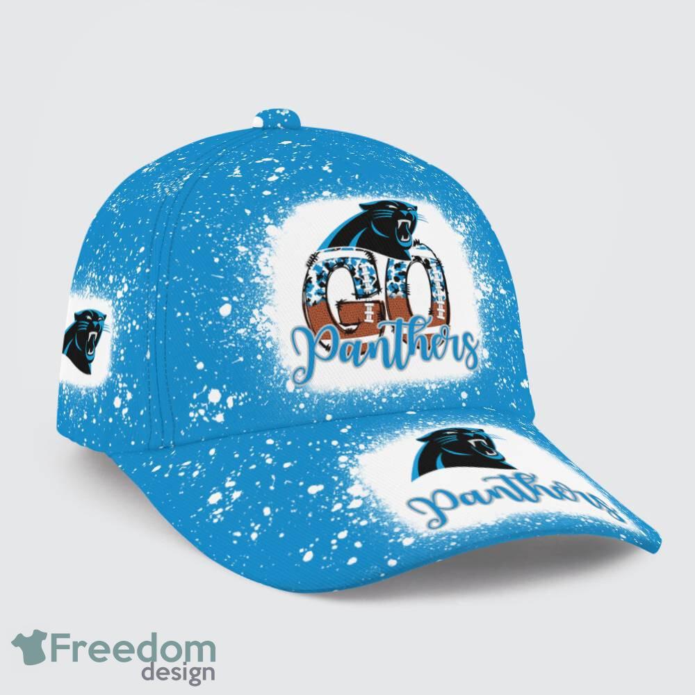 Go Carolina Panthers Bleached 3D Cap Hat All OVer Print For Men Women Fans image Go Carolina Panthers Bleached 3D Cap Hat All OVer Print For Men Women Fans - Go Carolina Panthers Bleached Print Cap_1