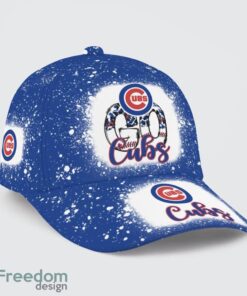 Go Chicago Cubs Bleached 3D Cap Hat All OVer Print For Men Women Fans