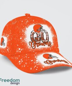 Go Cleveland Browns Bleached 3D Cap Hat All OVer Print For Men Women Fans Go Cleveland Browns Bleached 3D Cap Hat All OVer Print For Men Women Fans