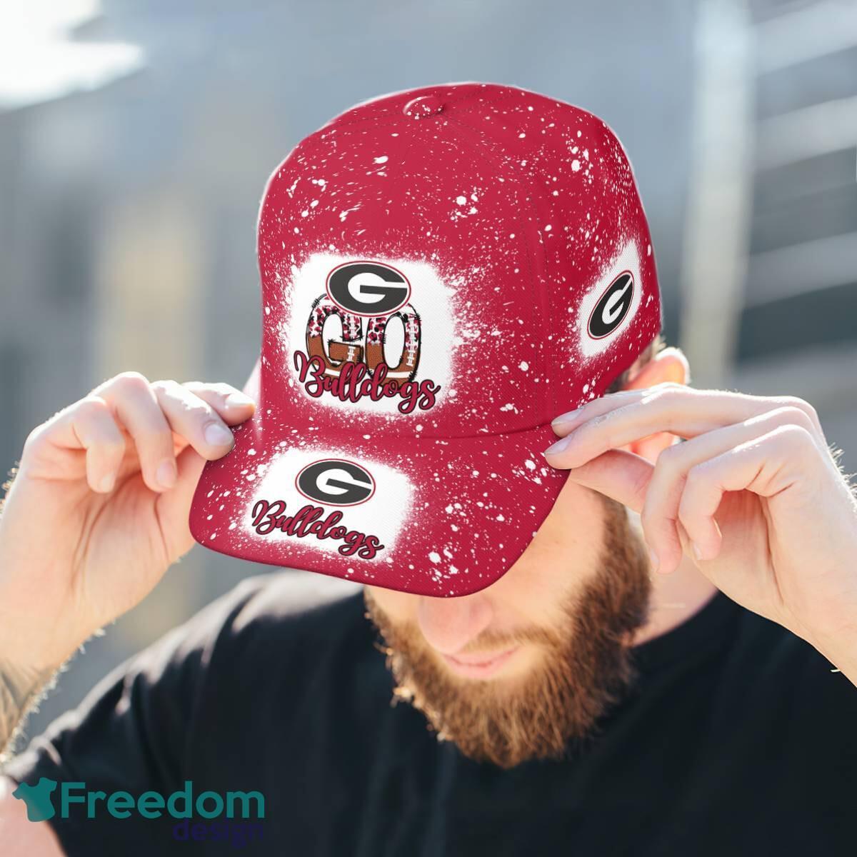 Go Georgia Bulldogs Bleached 3D Cap Hat All OVer Print For Men Women Fans image Go Georgia Bulldogs Bleached 3D Cap Hat All OVer Print For Men Women Fans - Go Georgia Bulldogs Bleached Print Cap_3