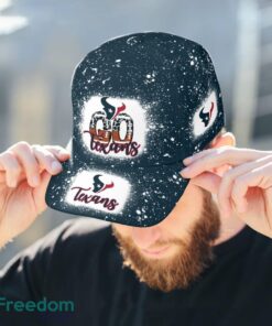 Go Houston Texans Bleached 3D Cap Hat All OVer Print For Men Women Fans - Go Houston Texans Bleached Print Cap_3