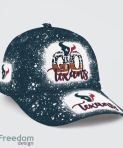 Go Houston Texans Bleached 3D Cap Hat All OVer Print For Men Women Fans