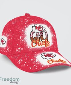 Go Kansas City Chiefs Bleached 3D Cap Hat All OVer Print For Men Women Fans