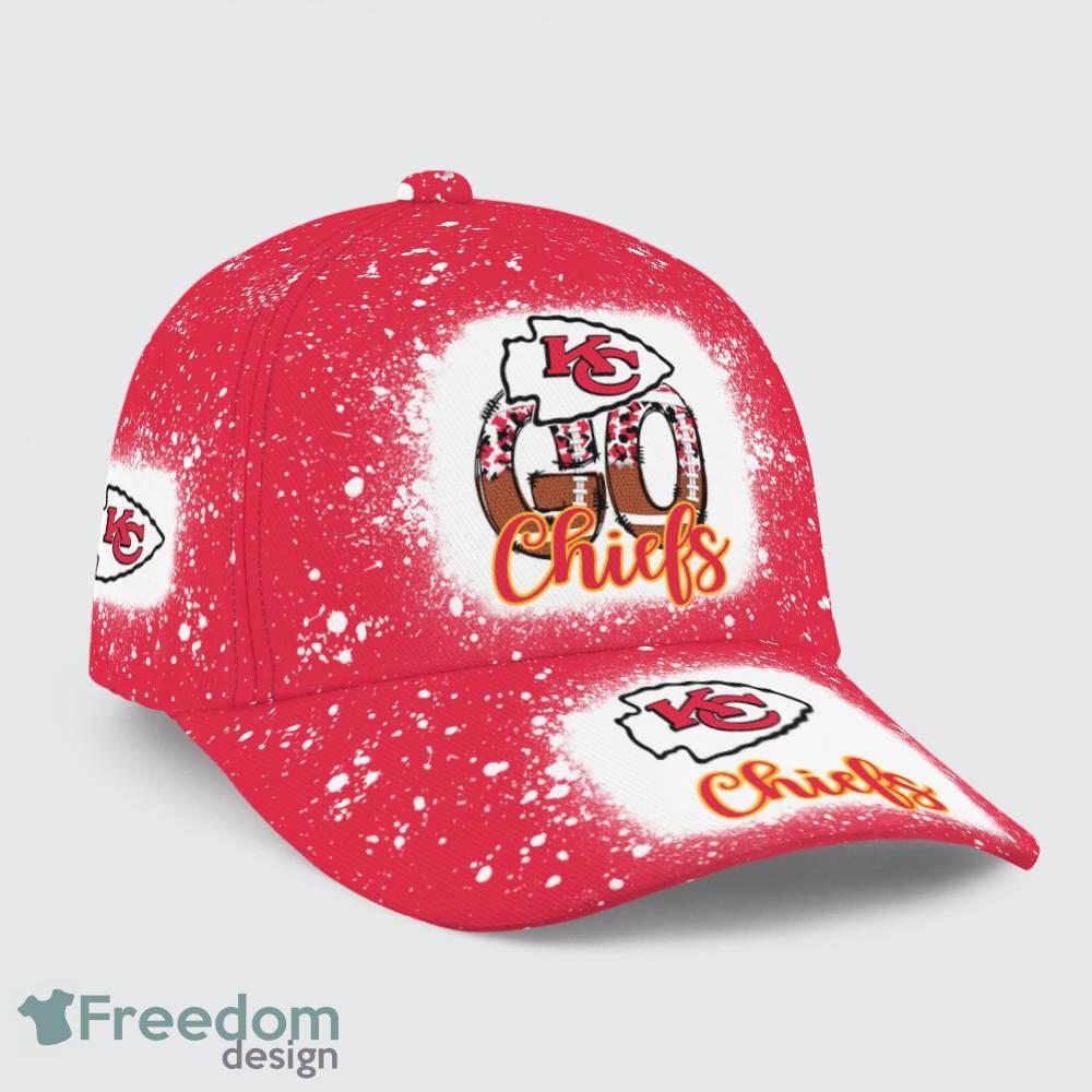 Go Kansas City Chiefs Bleached 3D Cap Hat All OVer Print For Men Women Fans image Go Kansas City Chiefs Bleached 3D Cap Hat All OVer Print For Men Women Fans - Go Kansas City Chiefs Bleached Print Cap_1