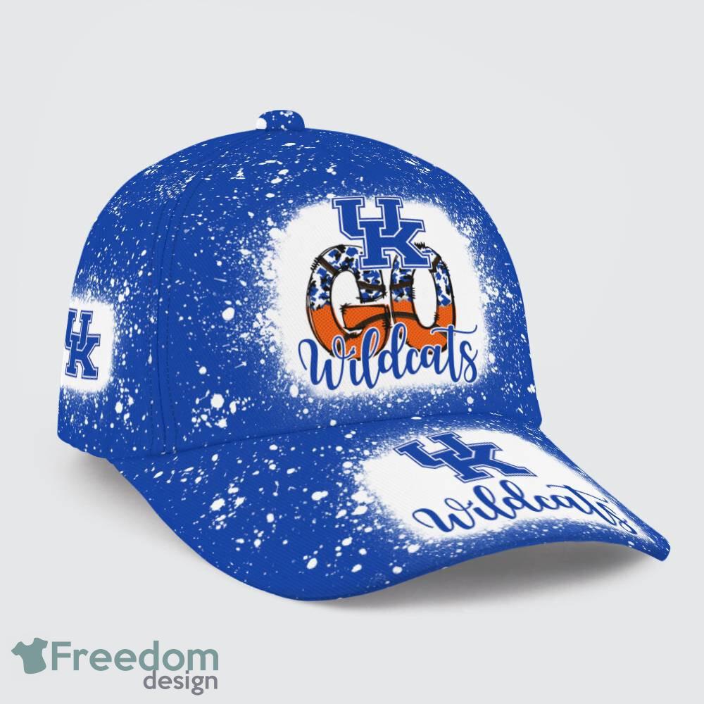 Go Kentucky Wildcats Bleached 3D Cap Hat All OVer Print For Men Women Fans image Go Kentucky Wildcats Bleached 3D Cap Hat All OVer Print For Men Women Fans - Go Kentucky Wildcats Bleached Print Cap_1